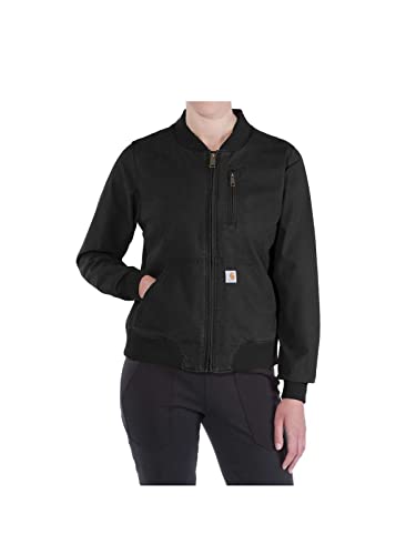Carhartt Women's Crawford Bomber Jacket, Black, Medium