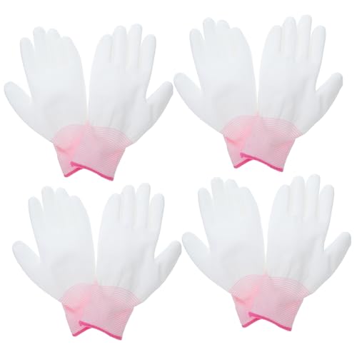 Genérico 12 Uds Guantes De Dedo Recubiertos De Poliéster Guantes Eléctricos Guantes Mecánicos Guantes Con Dedos Recubiertos Guantes Guantes De Trabajo Guantes De Electricista