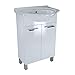 Lavabo con Armario bajo Lugo, Juego de Muebles de baño de pie de 55 cm (Blanco)