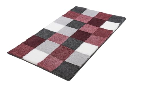 Kleine Wolke 5426407225 Badteppich Caro, 70 x 120 cm, Old Rose