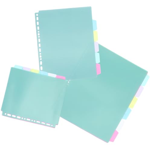 Separadores de carpeta SEWACC para organizar apuntes de oficina y cuadernos
