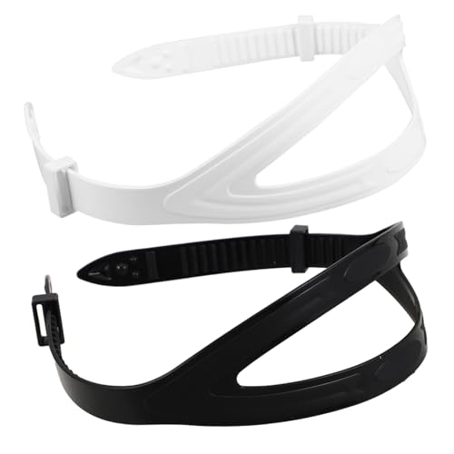 HANABASS 2pcs Silicone Diving Mask Strap Tyr Swim Goggles Accessory Secure Eyewear Retainer