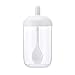 jieGorge Kitchen Supplies - Contenitore per spezie con cucchiaio, cucina, sala da pranzo e bar, per il giorno di Pasqua (bianco) immagine
