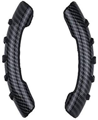 Trac Universal Skid Proof Auto Steering-Wheel Cover Anti-Slip Double Side Booster Car Interior Accessories Car Steering Wheel Cover (Carbon Black)