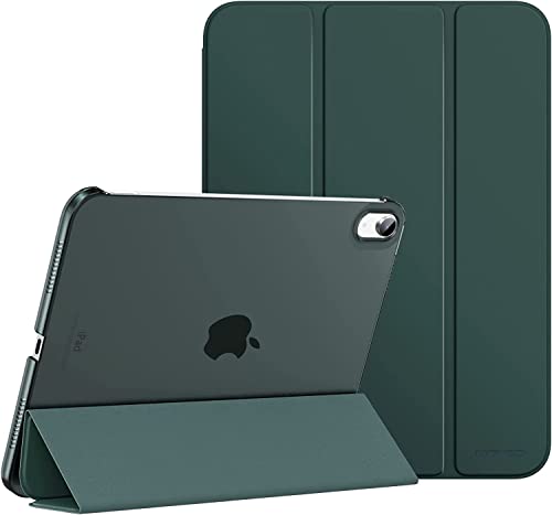MOBISTAR® Case for iPad 10th Generation 2022 10.9 Inch, Slim Stand Hard Back Shell Smart Magnetic Cover iPad 10.9 Inch Case with Auto Wake/Sleep (Emerald Green)