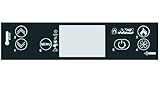  Pannello comandi con display LCD ORIGINALE MCZ, cod. 4160388, per stufe a pellet