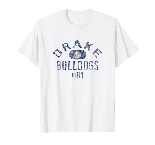 Drake Bulldogs Vintage 1881 Logo T-Shirt