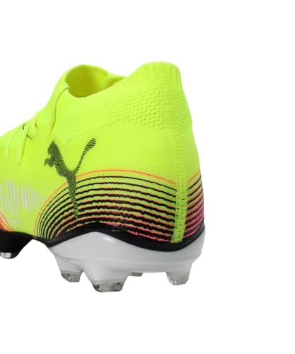 Puma Future 8 Match FG/AG, Unisex Fussballschuh, Yellow ALERT-Puma Black-Sun Struck, – Ansicht 6