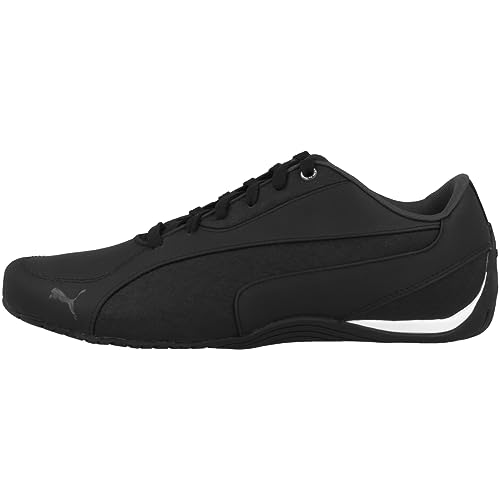 Puma Piel Drift Cat 5, Zapatillas Bajas Unisex Adulto, Negro Negro Negro Asfalto, 42 EU