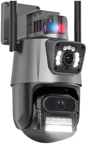 JL PROTEC Câmera de Segurança,Wifi 1080p 360° Full Hd Prova D'áGu...