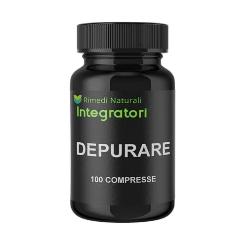 Depurare 100 Compresse - Cardo Mariano 80% Silimarina Tarassaco 20% Inulina Carciofo 2,5% Cinarina Colina e Inositolo - Detox Drenante Detossificante