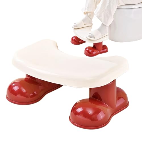 Tktouci Taburete para Baño - Banqueta Plegable para Baño Y Entrenamiento | Escalón Banco Antideslizante para Niños Ancianos Adultos Agacharse Defecar Casa Dormitorio Apartamento Autocaravana