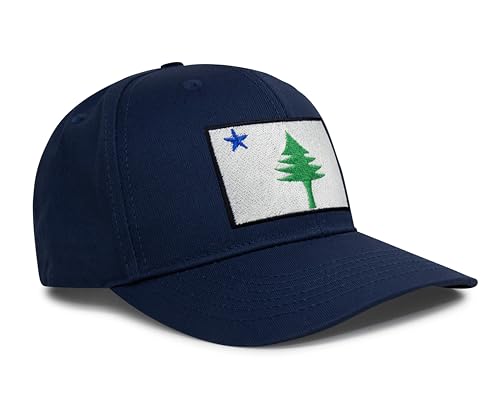 Image of International Tie State Hat for Men and Women, Adjustable Snapback Trucker Baseball Cap with Embroidered Patch