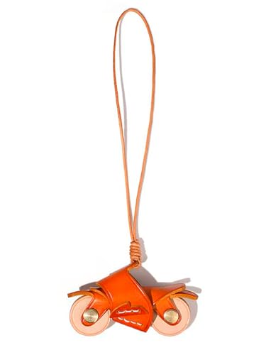 Hermes handmade vegan leather bag pendant, handbag and accessorie...
