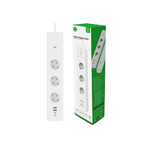 WOOX R6132 Multi Plug Multiprise Connectée avec Suivi Consommation Énergie