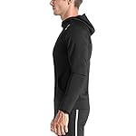 BROKIG Mens WindBreak Lightweight Running Jackets with Zip Pocket, Workout Track Hoodie Athletic Gym Sweatshirts Men - Image 3
