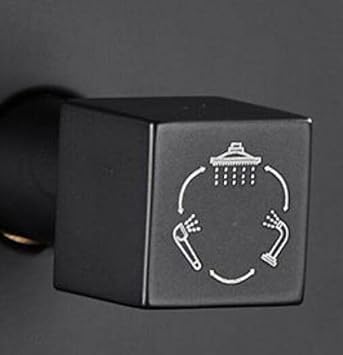 GABRYLLY 3-Function Diverter Handle Matte Black