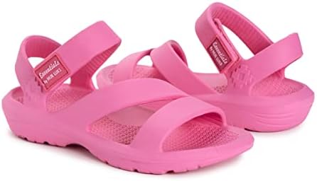 MUK LUKS womens Essentials Women's Surf Board Sandal, Pink Guava, Small US | Image 5