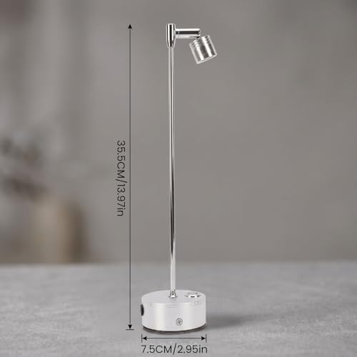 Foco de exhibición de joyería con luz regulable de tres tonos 5