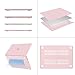 MOSISO Compatible with MacBook Air 13 inch Case M5 2026 M4 2025 M3 M2 2024-2022 A3449 A3240 A3113 A2681, Hard Shell&Keyboard Cover&Screen Film&Type C for MacBook Air 13.6 inch Case, Baby Pink
