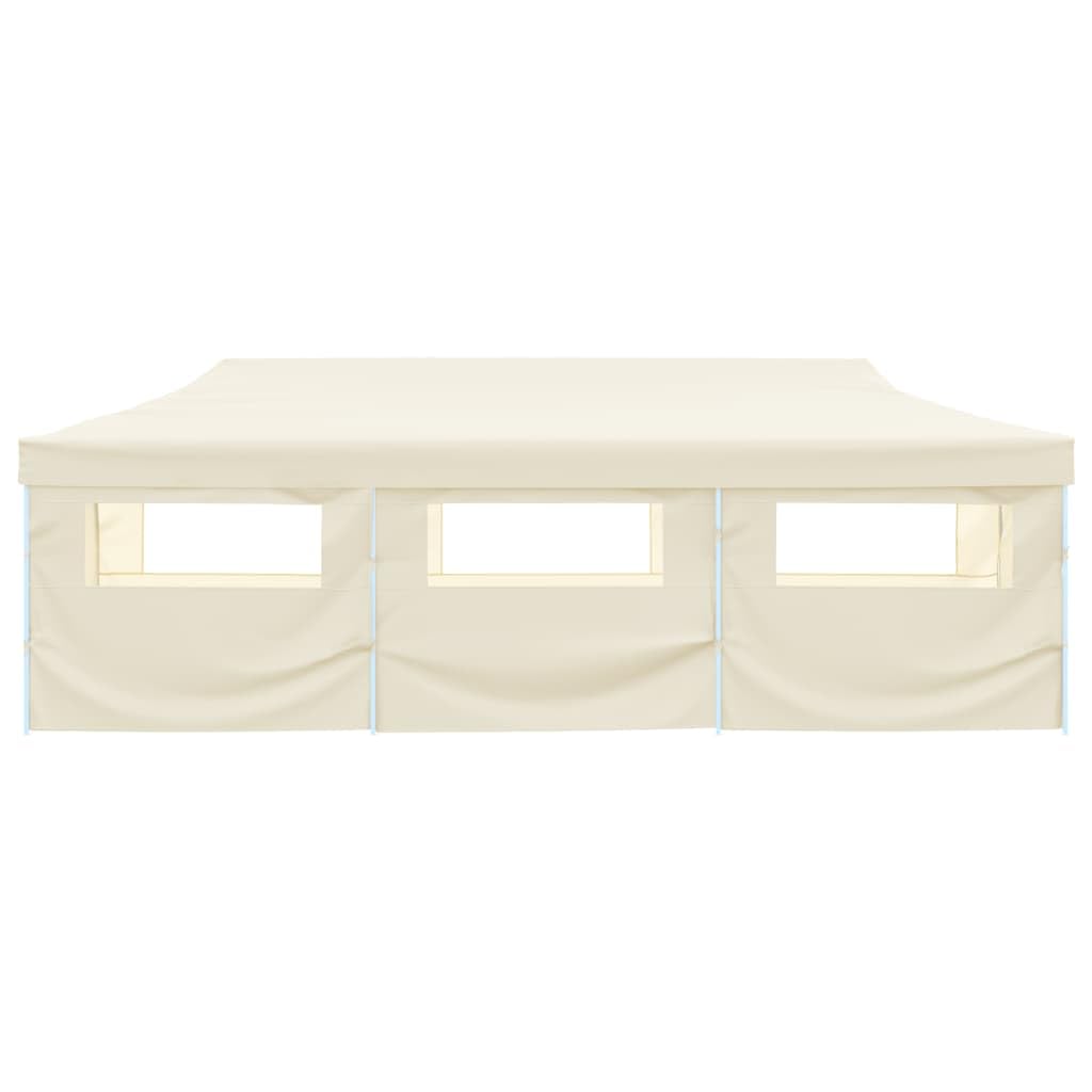 Namiot imprezowy Pop-up, 8 ścian bocznych, 870 x 291 x 315 cm, kremowy