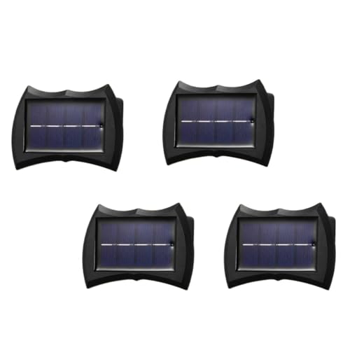 GOOPEEG Luces Solares Luz Exterior Paquete De 4 Luces Solares Pared For Exteriores, For Vallas Y Jardines, For Decoración Decoración de Patio