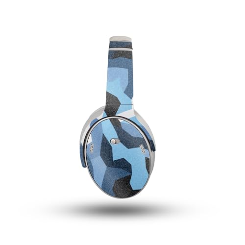 Image of Glossy Glitter Headphone Skin Compatible with Bose QuietComfort Headphones (2023) - Sky Camouflage - Premium 3M Vinyl Protective Wrap Decal Cover - Easy to Apply | Crafted in The USA by MightySkins