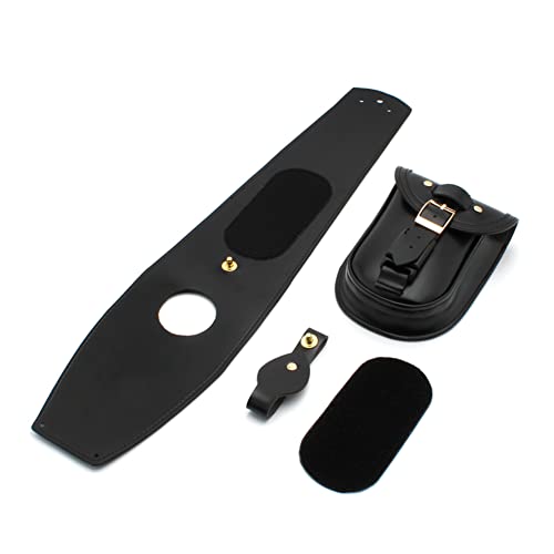 Bacar Motorcycle Gas Tank Bag, PU Leather Fuel Tank Bag, Dash Console Center Pouch Black Bag for BMW R 18, R 18 Classic