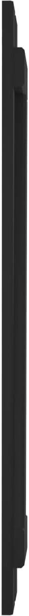 7 1/2"W x 44"H Americraft Two Board (2 Batten) Exterior Real Wood Spaced Board-n-Batten Shutters w/Z-Bar (Per Pair), Black