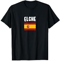 Elche España Souvenir Bandera España Vacaciones España Camiseta