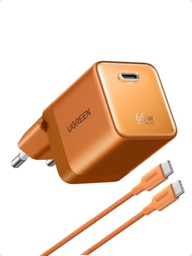 UGREEN Nexode Air USB C Ladegerät 65W Mini, superkompakter Netzteil | GaNInfinity Schnellladegerät, TÜV-zertifiziert, für MacBook Air/Neo/Pro, iPhone 17/16, iPad, Galaxy S26 Ultra(