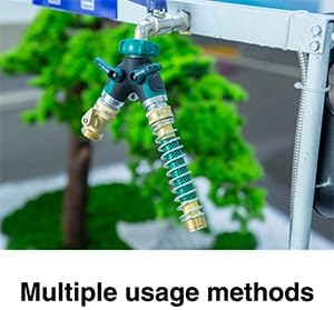 Miniatura 5 de Válvula de cierre de latón resistente de 34 pulgadas, conector de válvula de bola de manguera de jardín duradero (2 juegos)