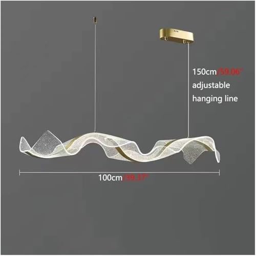 Lampes suspendues LED modernes de 200cm pour restaurant, café et chambre