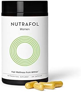 Nutrafol Women Hair Growth Supplement for Thicker, Stronger Hair (4 Capsules Per Day - 1 Month Supply)