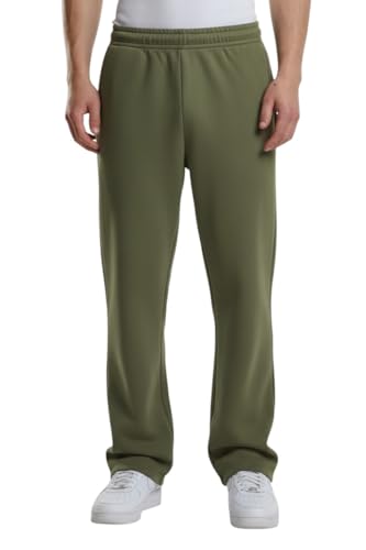 Image of dockstreet Men's /Unisex Open Bottom Drawstring Pure Cotton Stretchable Baggy Jogger Pants