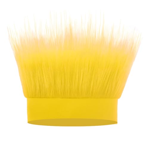 Ouxuefen Halloween Hairy Hat Headgear Adorkable Head For Wigs Prank Halloween Adorkable Cartoon Hat Headgear