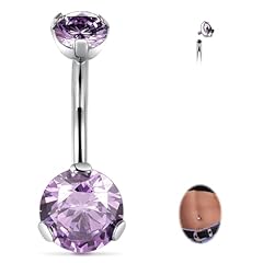 Silver-Purple CZ