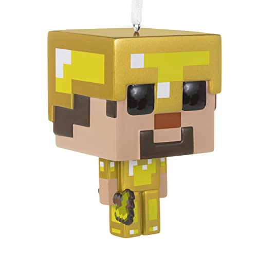 Funko, Toy Hallmark Minecraft Steve in Gold Armor Funko Pop! Adorno navideño