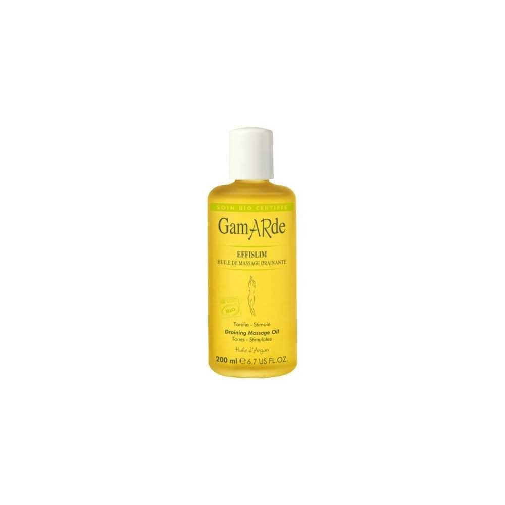 Gamarde Effislim Draining Massage Oil Organic 200ml