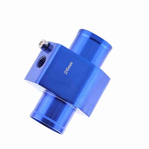 RiToEasysports Adaptador de manguera de radiador de coche con 2 abrazaderas para un control preciso de la temperatura, tamaños de 26 mm a 40 mm (metal)