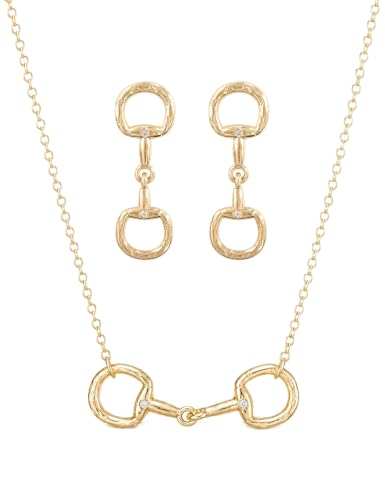 TOPACC Western Jewelry Set for Women Cowgirl Western Necklace with Earrings | Vintage Metal Cowgirl Necklace with Earrings for Country Concert Outfit Rodeo Western Party Boho Jewelry Accessories