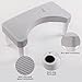 6.7 Inch Step Stool,Portable Plastic Foot Stool,Non-Slip Potty Stool for Bathroom