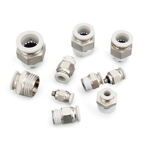 Raccord instantané pneumatique mâle M5 à 3/8 étanchéité maximale PC - 4