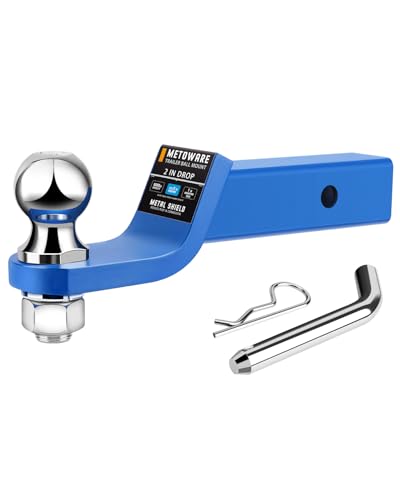 METOWARE Trailer Hitch Ball Mount, 2