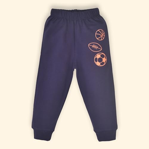 Image of LuvLap Baby Boys Full Sleeve Hooded Sweatshirt & Pyjama Set
