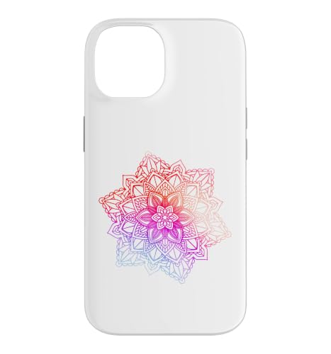 Colorful Floral Mandala Sacred Fractal Geometry Good Vibe �X�}�z�P�[�X iPhone 14 �p