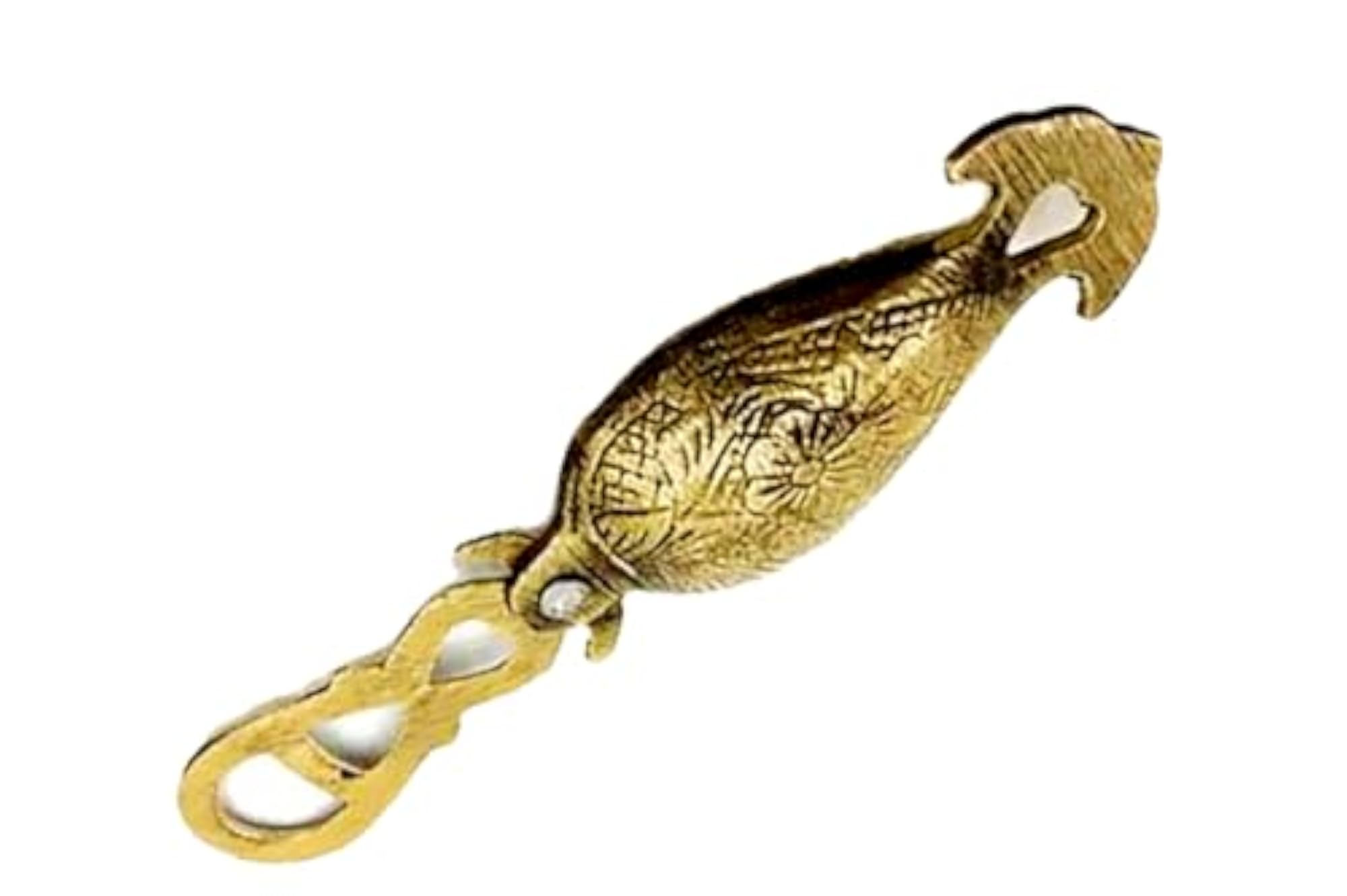 Brass Kajrota Kajal Dani, Traditional Handcrafted Surma Box