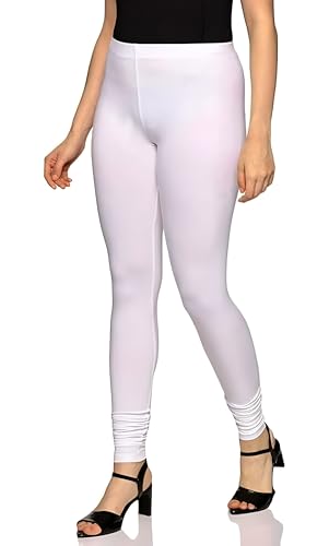 Image of Women's Stretchable Leggings Combo Pack (Black, White)
