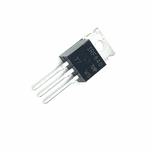 Transistor MOSFT IRF840 TO220 haute tension 500V commutation rapide - 10pcs