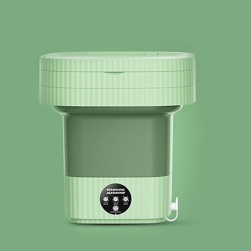 Portable Washer 10L Foldable Portable Washing Machine with Drain Basket 3 Modes for Washing Clothes for Pets, Underwear, Laundry Machine Suitable for Camping,Apartment, School, Dormitory ( Color : A )